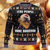 Less People More Bourbon Marvel Comics Ugly Christmas Sweater Style Gift