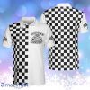 Live Life Like It’s The Last Lap Racing Black And White Racing Personalized Polo Shirt
