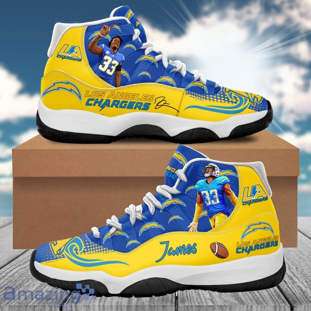 Los Angeles Chargers Derwin James Jordan 11 Shoes V1 Product Photo 1