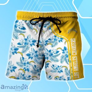 Los Angeles Chargers Football NFL Baby Yoda Hawaiian Shirt & Short New Trends Perfect Gift For Fan Product Photo 3