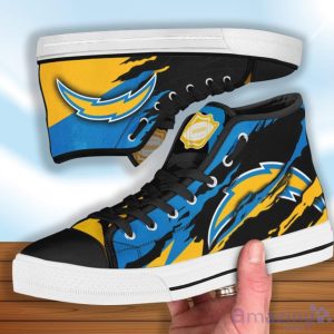 Los Angeles Chargers High Top Shoes For Fans Product Photo 2