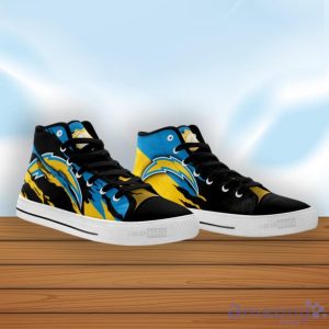 Los Angeles Chargers High Top Shoes For Fans Product Photo 3