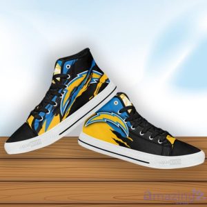 Los Angeles Chargers High Top Shoes For Fans Product Photo 4