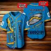 Los Angeles Chargers NFL Baseball Jersey New Design 3D Logo Custom Number & Name