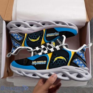Los Angeles Chargers Sport Gift Sneakers Personalized Name Max Soul Shoes image Los Angeles Chargers Sport Gift Sneakers Personalized Name Max Soul Shoes Product Photo 3