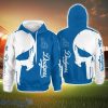 Los Angeles Dodgers Skull All Over Printed 3D Hoodie