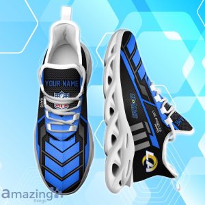 Los Angeles Rams Custom Name Max Soul Shoes For Men Women Fan's image Los Angeles Rams Custom Name Max Soul Shoes For Men Women Fan's Product Photo 3