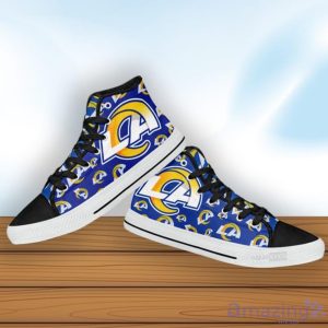 Los Angeles Rams High Top Shoes Sneakers For Real Fans Product Photo 4