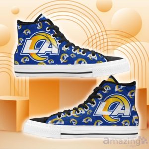 Los Angeles Rams High Top Shoes Sneakers For Real Fans Product Photo 1