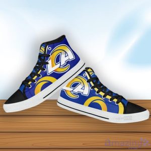 Los Angeles Rams High Top Shoes Sneakers Gift For Fan Product Photo 4