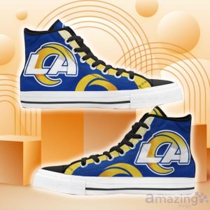 Los Angeles Rams High Top Shoes Sneakers Gift For Fan Product Photo 1