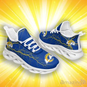 Los Angeles Rams Lightning Pattern Max Soul Shoes Product Photo 1