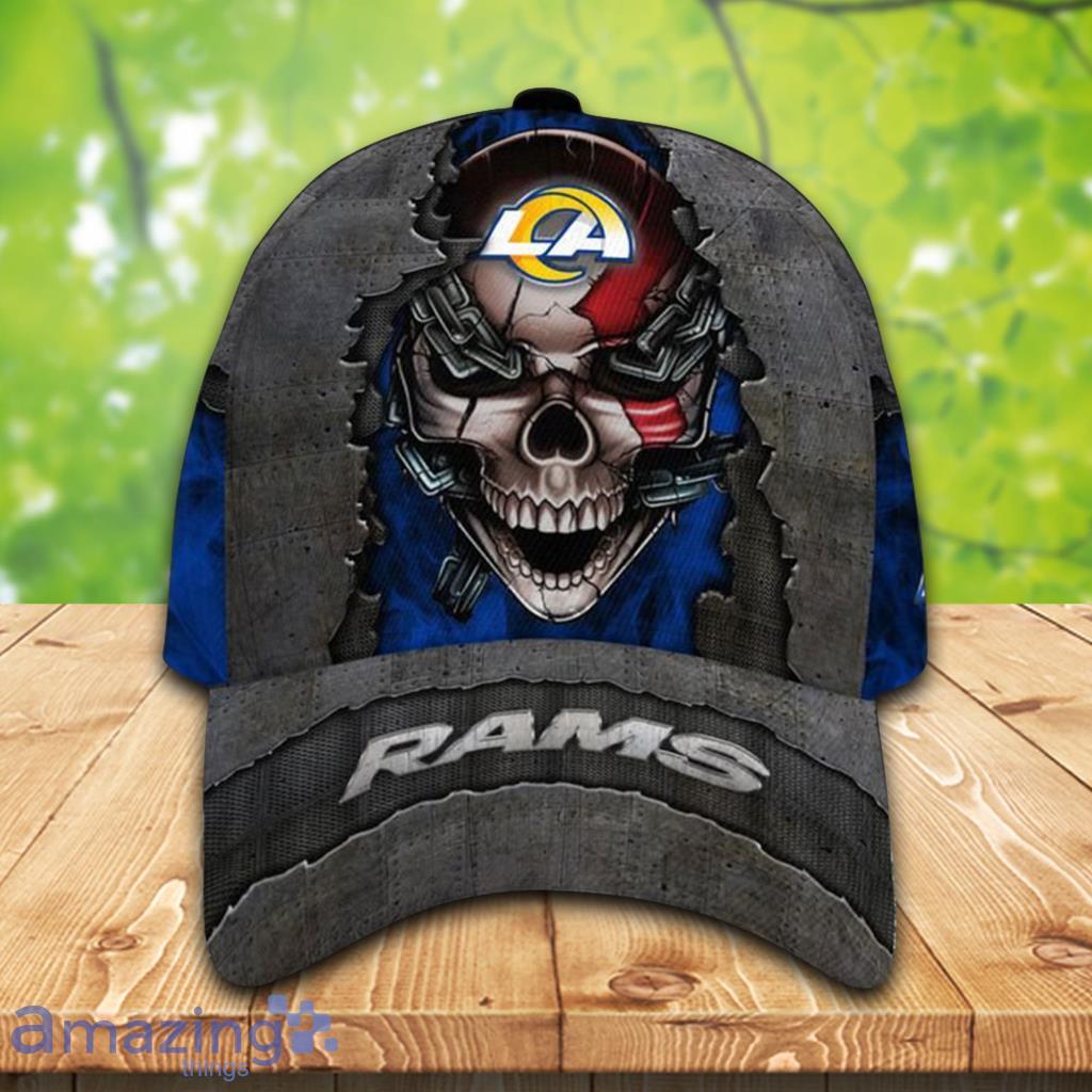 Los Angeles Rams Personalized NFL Skull Cap V3 3D Gift For Fans image Los Angeles Rams Personalized NFL Skull Cap V3 3D Gift For Fans Product Photo 1