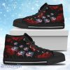 Lovely Rose Thorn Incredible Columbus Blue Jackets High Top Shoes Gift For Big Fans
