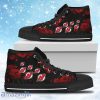 Lovely Rose Thorn Incredible New Jersey Devils High Top Shoes Gift For Big Fans