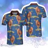 Luxury Lion King Blue Savanna Biome Lion Pattern Cool Lion Personalized Polo Shirt