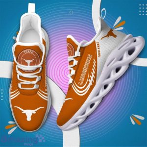 Custom Name NCAA Texas Longhorns Personalized Sneakers Max Soul Shoes Product Photo 4