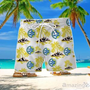 Maccabi Tel Aviv B.C Hawaiian Shirt And Short New Design For Fans Product Photo 2