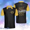 May The Course Be With You Golf Galaxy Golf Club Lightsaber Personalized Polo Shirt