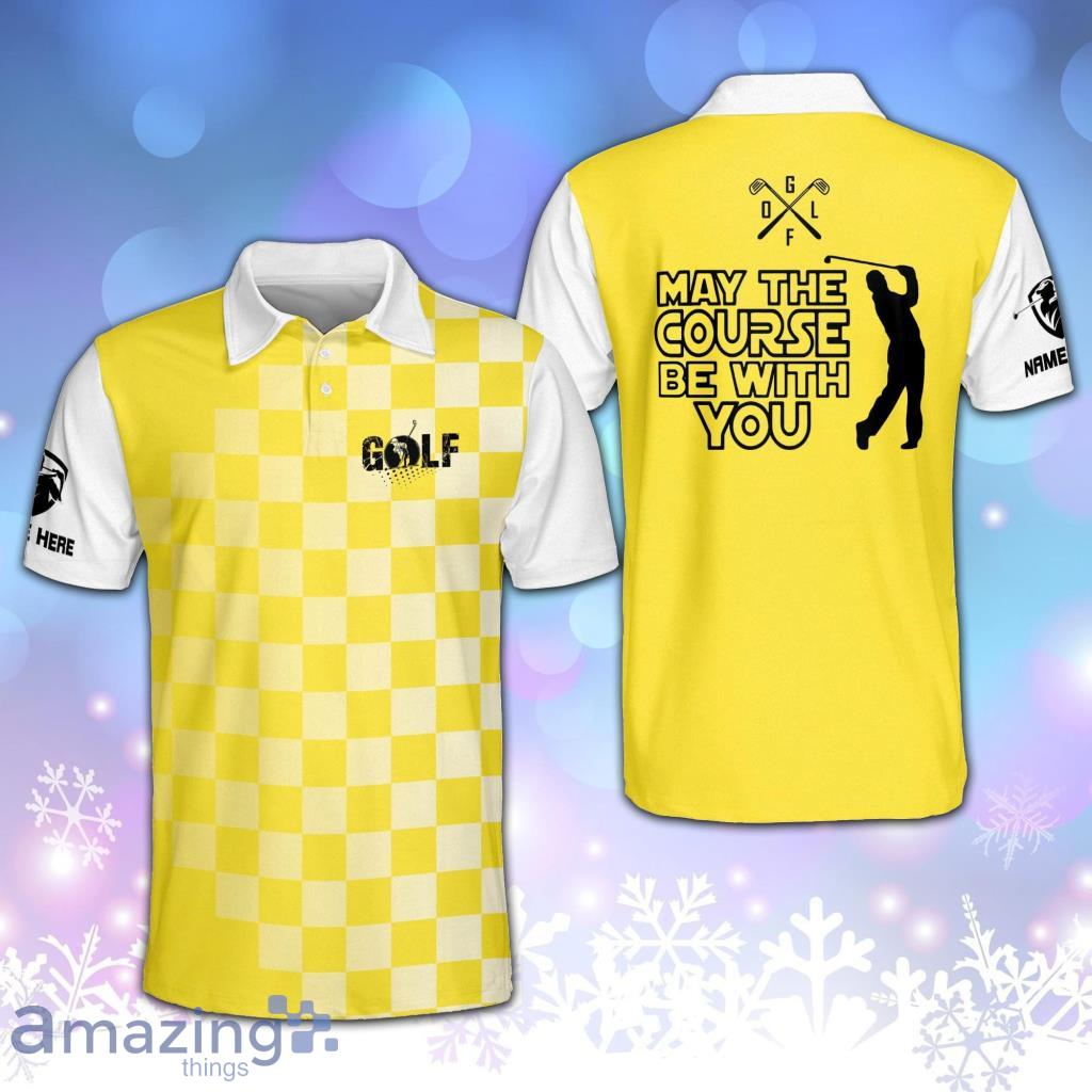 May The Course Be With You Golf Style Personalized Polo Shirt image May The Course Be With You Golf Style Personalized Polo Shirt Product Photo 1