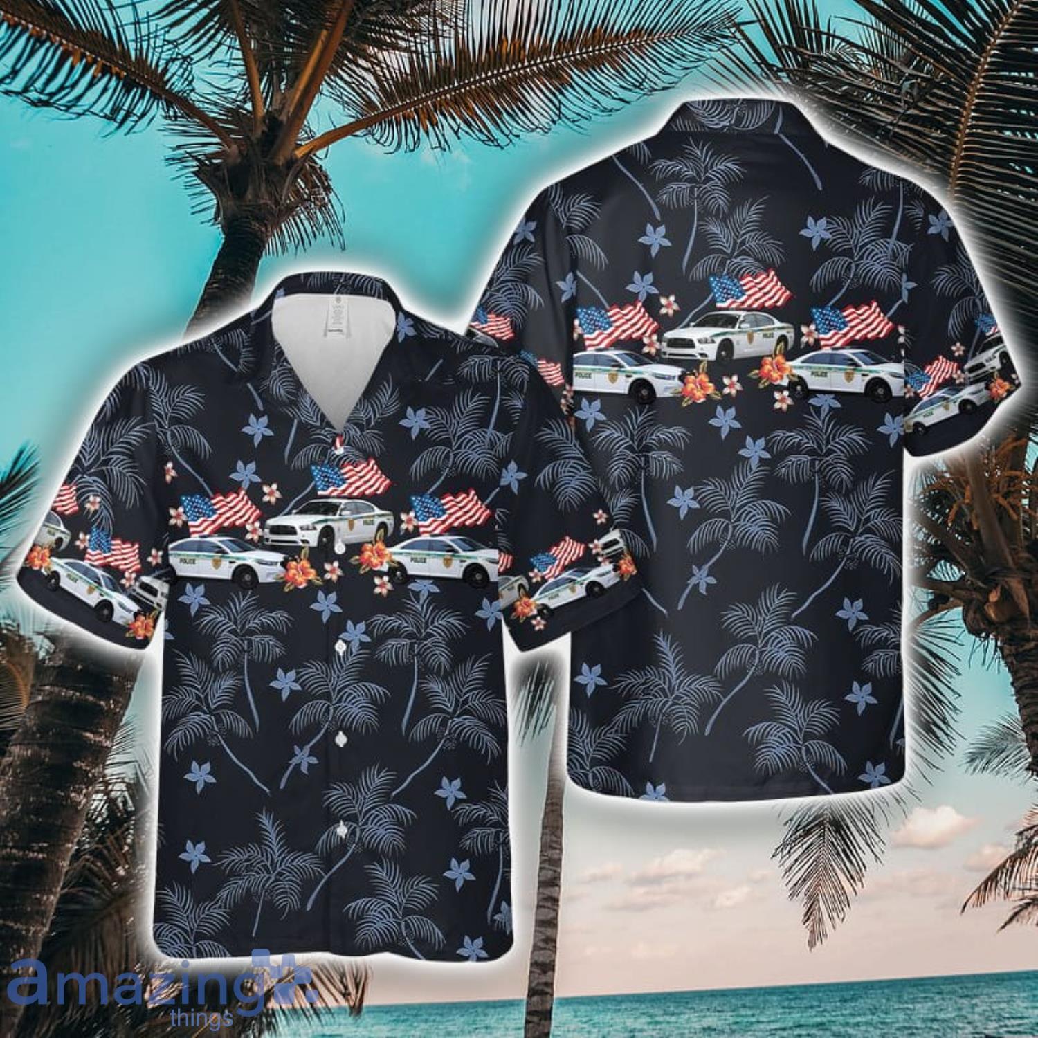 MDPD Police 3D Hawaiian Shirt Summer Time Holiday Gift For Men And Women image MDPD Police 3D Hawaiian Shirt Summer Time Holiday Gift For Men And Women Product Photo 1