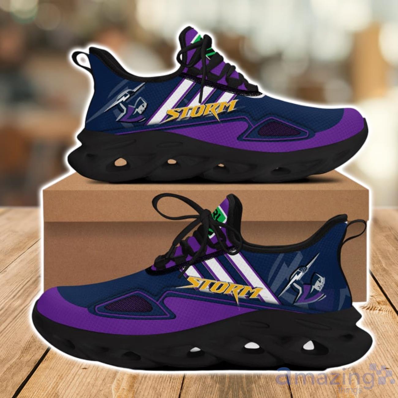 Melbourne Storm Max Soul Shoes New Style For Men Women image Melbourne Storm Max Soul Shoes New Style For Men Women Product Photo 2