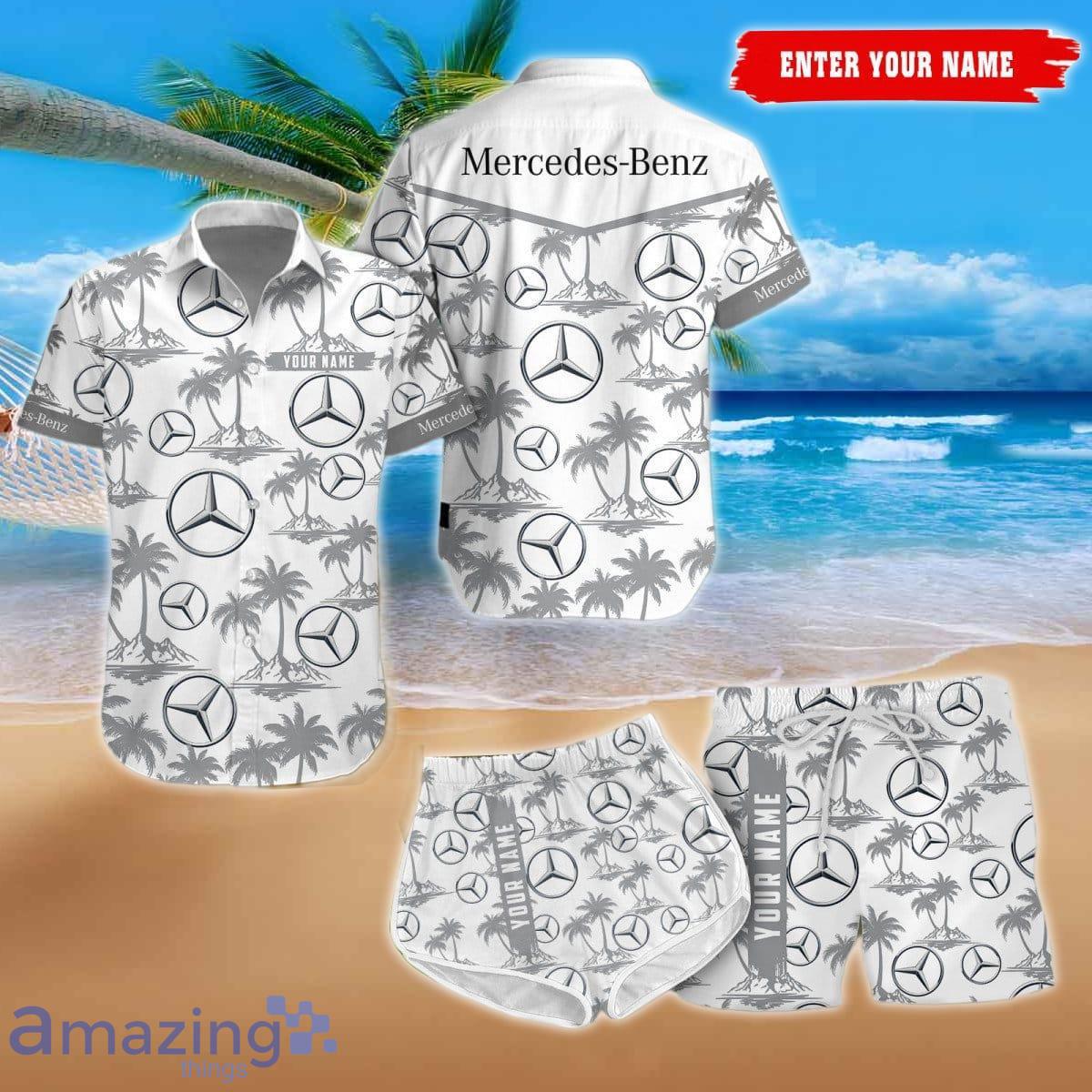 Mercedes Benz Custom Name Hawaiian Shirt & Short Style Gift For Men And Women image Mercedes-Benz Custom Name Hawaiian Shirt & Short Style Gift For Men And Women Product Photo 1