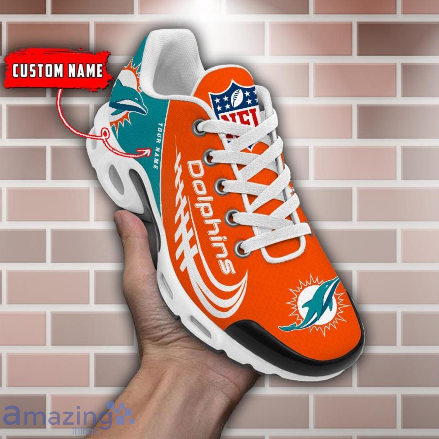 Miami Dolphins Air Cushion Sports Shoes Ultra Shoes image Miami Dolphins Air Cushion Sports Shoes Ultra Shoes Product Photo 1