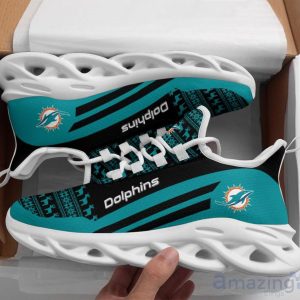 Miami Dolphins Christmas Pattern Max Soul Shoes Product Photo 1