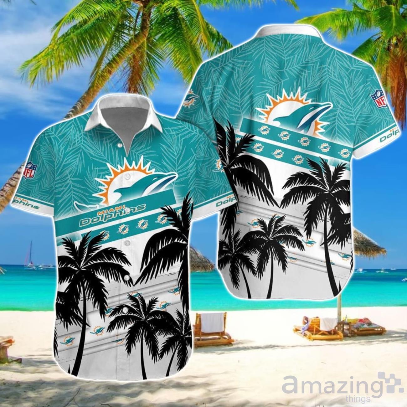 Miami Dolphins Hawaiian Shirt And Short New Design For Fans Product Photo 1