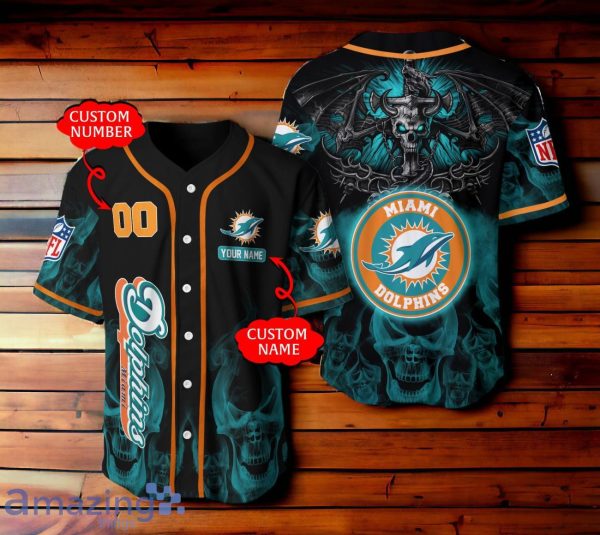 Dolphins sales baseball jersey