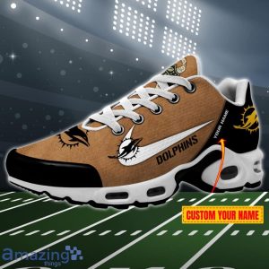 Miami Dolphins NFL Veterans Day Full Printed Custom Name Air Cushion Sport Shoes Product Photo 1