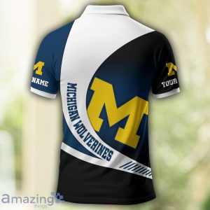 Michigan Wolverines Sport Team Polo Shirt Custom Name Sport Polo Golf Lover Gift Product Photo 2