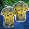Michigan Wolverines Striped Hawaiian Shirt Gift For Men And Women