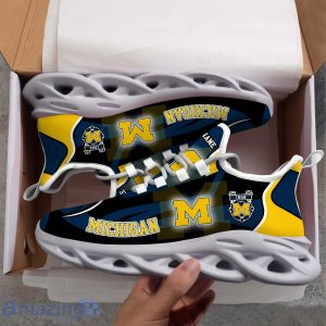 Michigan Wolverines Team Shoes Sneakers Personalized Name Max Soul Shoes Men Women Shoes Product Photo 3