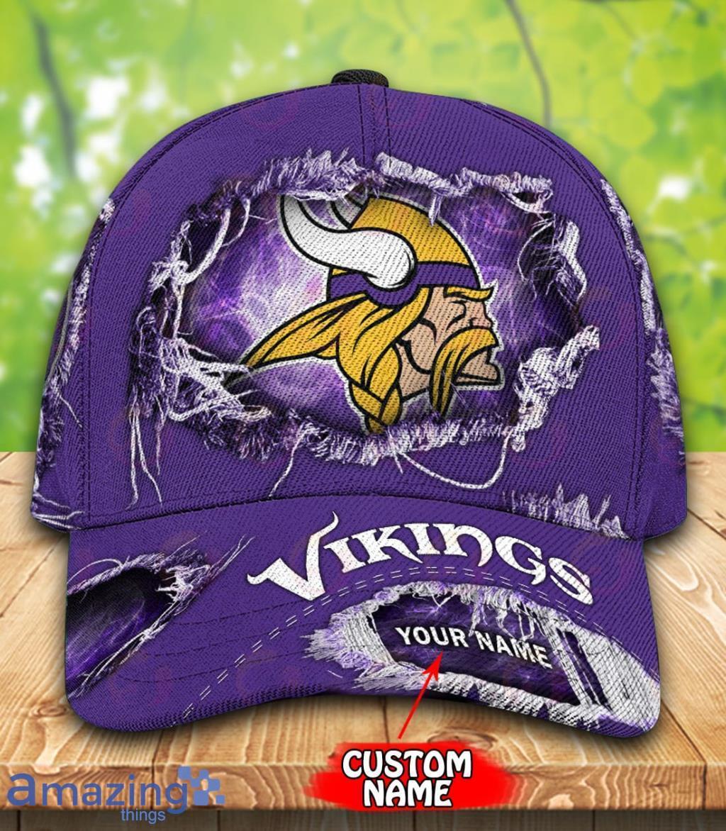 Minnesota Vikings Personalized Nfl Classic Cap 3D Trendy Gift For Fans image Minnesota Vikings Personalized Nfl Classic Cap 3D Trendy Gift For Fans Product Photo 1