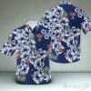 MLB Texas Rangers Flower Pattern Hawaiian Shirt Unisex