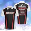 My Bowling Excuses Cool Bowling Retro Bowling Personalized Polo Shirt