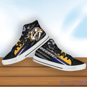 Nashville Predators High Top Shoes American Flag Sneakers Product Photo 4