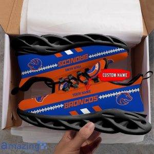 NCAA Boise State Broncos Max Soul Shoes Custom Name Sport Gift Shoes Product Photo 2