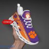 NCAA Clemson Tigers Max Soul Shoes Custom Name Sport Gift Shoes