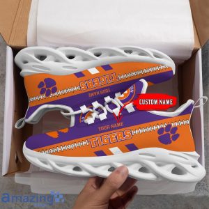 NCAA Clemson Tigers Max Soul Shoes Custom Name Sport Gift Shoes Product Photo 3