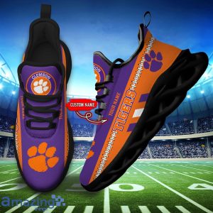 NCAA Clemson Tigers Max Soul Shoes Custom Name Sport Gift Shoes Product Photo 4