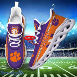 NCAA Clemson Tigers Max Soul Shoes Custom Name Sport Gift Shoes Product Photo 5