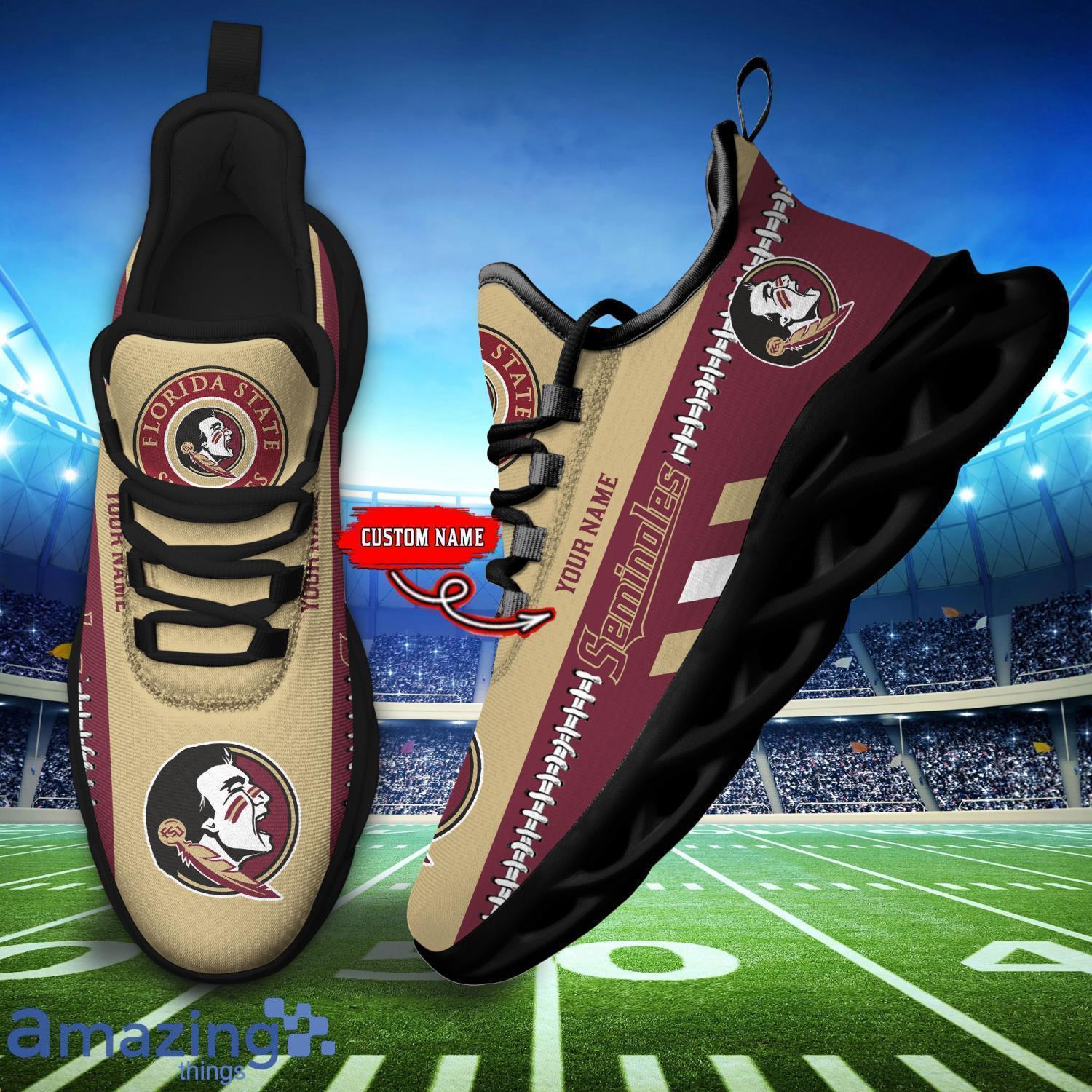 NCAA Florida State Seminoles Max Soul Shoes Custom Name Sport Gift Shoes image NCAA Florida State Seminoles Max Soul Shoes Custom Name Sport Gift Shoes Product Photo 4
