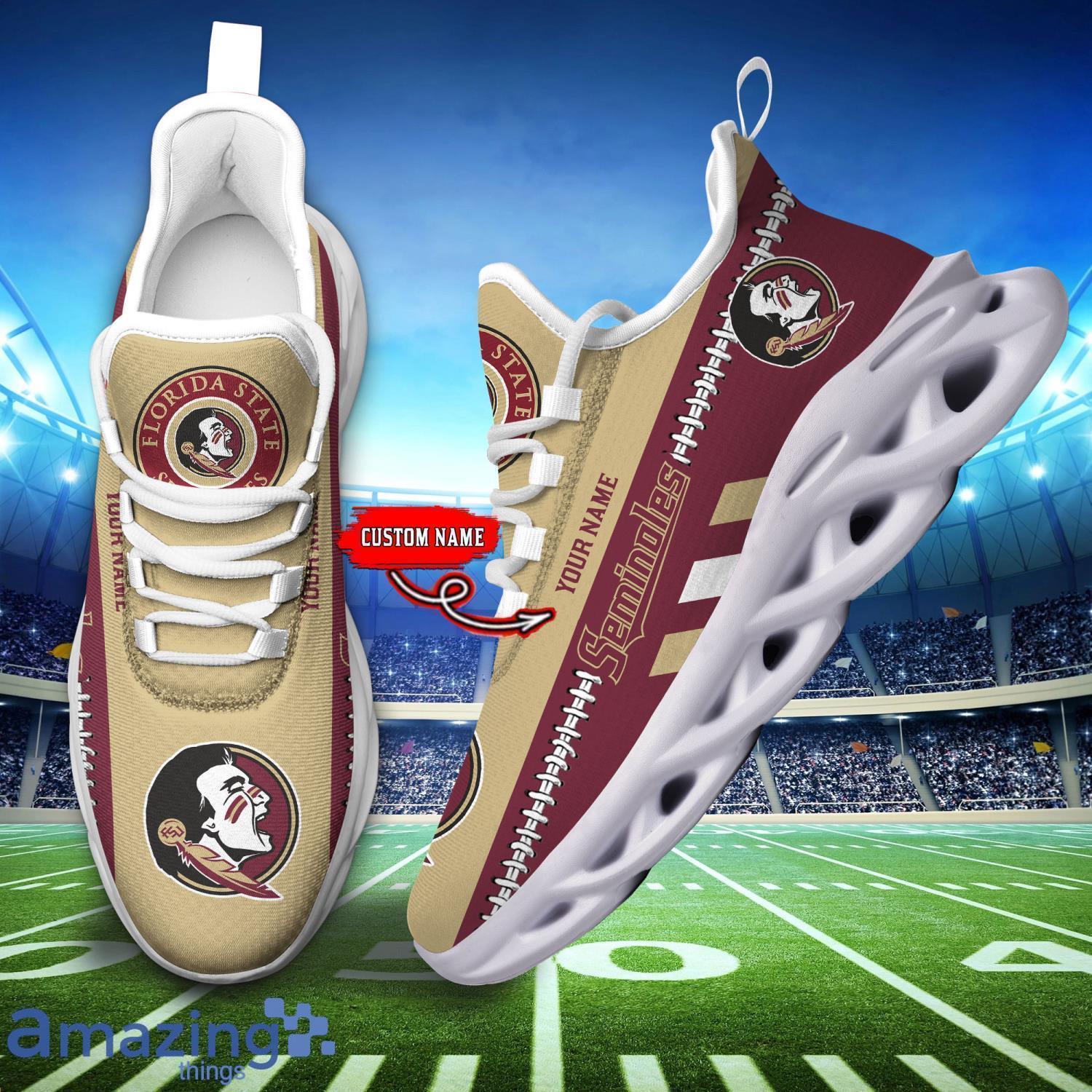 NCAA Florida State Seminoles Max Soul Shoes Custom Name Sport Gift Shoes image NCAA Florida State Seminoles Max Soul Shoes Custom Name Sport Gift Shoes Product Photo 5