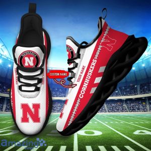 NCAA Nebraska Cornhuskers Max Soul Shoes Custom Name Sport Gift Shoes Product Photo 4