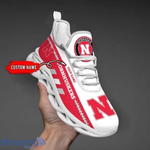 NCAA Nebraska Cornhuskers Max Soul Shoes Custom Name Sport Gift Shoes Product Photo 1