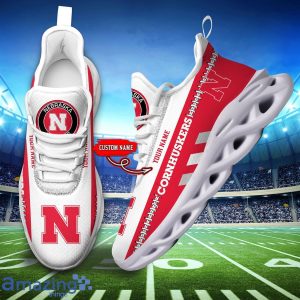 NCAA Nebraska Cornhuskers Max Soul Shoes Custom Name Sport Gift Shoes Product Photo 5