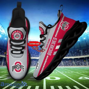 NCAA Ohio State Buckeyes Max Soul Shoes Custom Name Sport Gift Shoes Product Photo 4